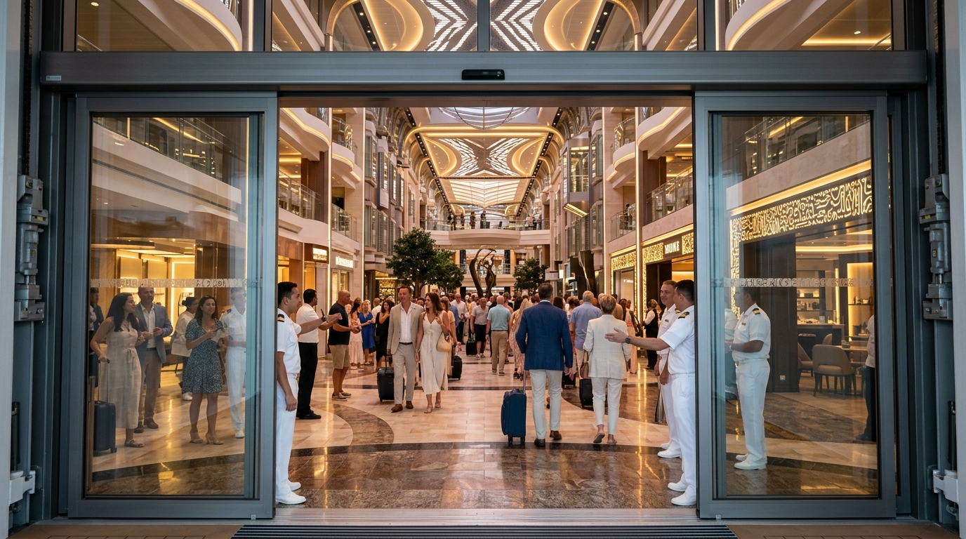 Open Grand Promenade Doors