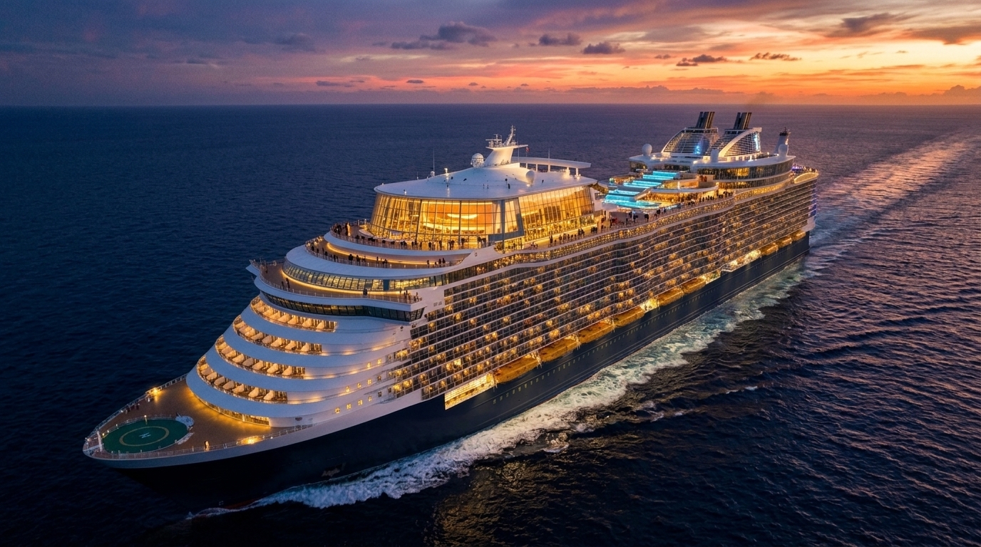 MS Celestia Odyssey at Night